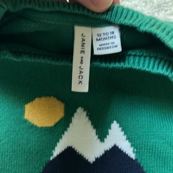 Janie and jack sweater and button up bundle. Size 12 to 18 months. - Picture 4 of 5